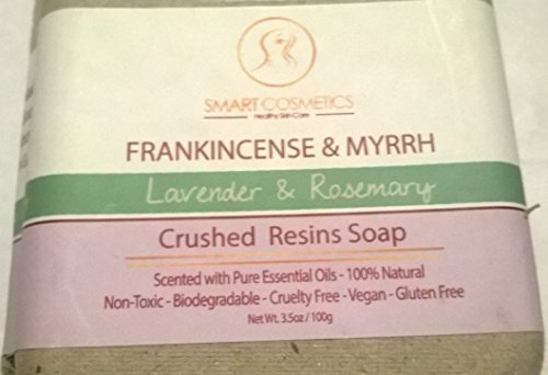 Frankincense & Myrrh - Lavender & Rosemary (Crushed Resins Soap)